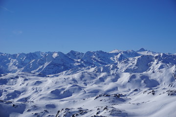 Fototapeta premium Schneemassen in den Bergen