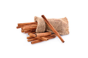 Cinnamon isolated on a white background