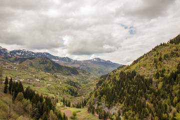 Fototapeta na wymiar georgian mountains