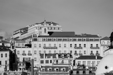 View from the city of Lisbon in Portugal