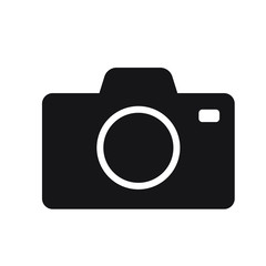 Photo camera vector icon