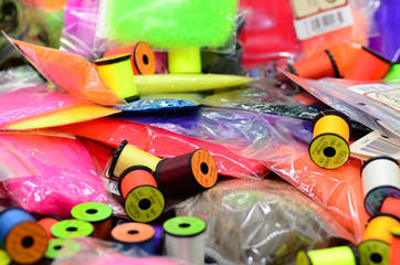Obraz premium material for fly fishing