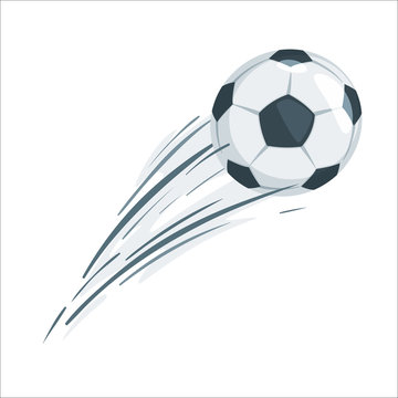 Soccer ball vector illustration.