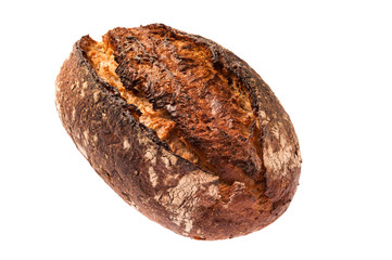 grain bread on white