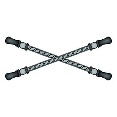 Naklejka premium Masonic symbol of Marshall for Blue Lodge Freemasonry