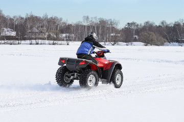 bike racing on the road