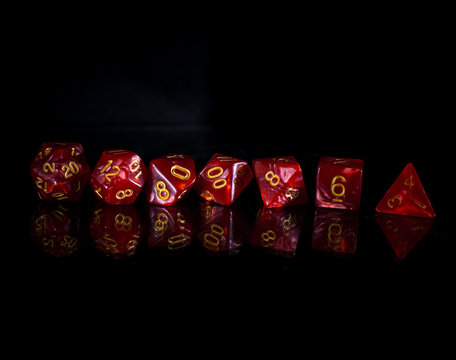  set of dice d6 d10 d20