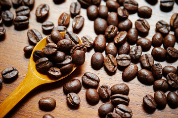Roasted coffee beans