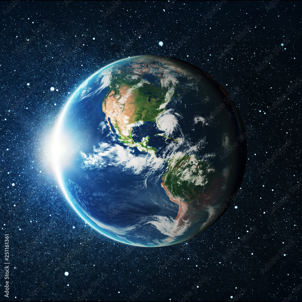 Wall mural earth