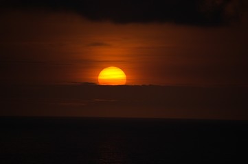 sunrise over the sea
