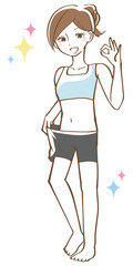 ダイエット　女性　スリム