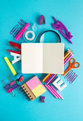 still life with stationery 