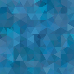 Fototapeta na wymiar Abstract background consisting of blue triangles. Geometric design for business presentations or web template banner flyer. Vector illustration