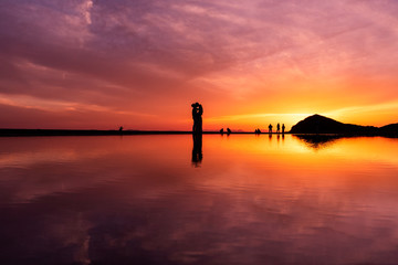 父母ヶ浜夕景