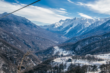 mountains in the sochi