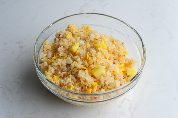 Fried rice with pineapple