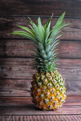 A nice pineapple on the board