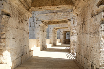 Arles and the amphitheater, France