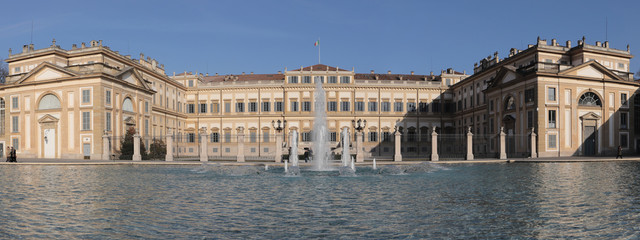 Fototapeta na wymiar Villa Reale di Monza in Italia, Royal Villa in Monza in Italy