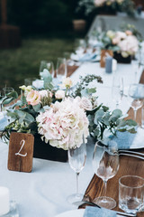 Wedding decoration rustic style