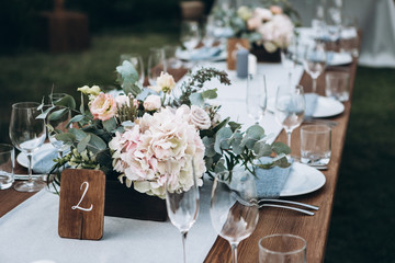 Wedding decoration rustic style