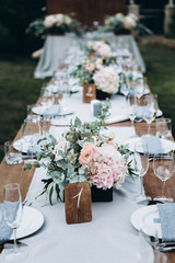 Wedding decoration rustic style