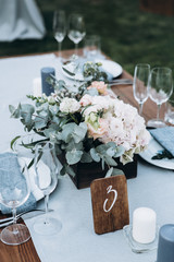 Wedding decoration rustic style