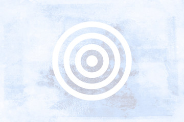 Obraz na płótnie Canvas Blue White Target Tone Icon Texture Art Background Pattern Design Graphic