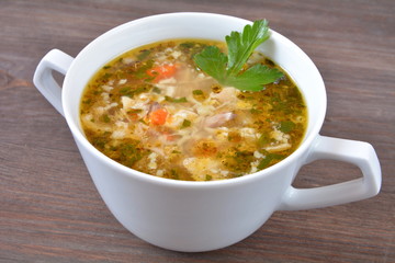 zupa flaki drobiowe