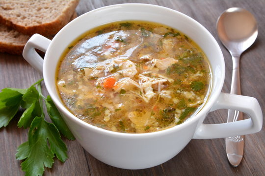zupa flaki drobiowe