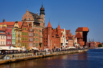 Fototapeta premium historical hanse city Gdansk in Poland