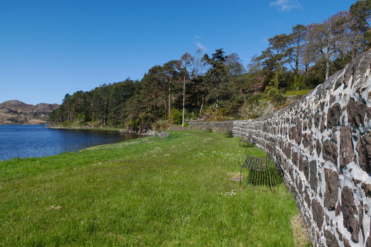 on the other side of the walled garden