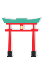 A torii - Japanese gate