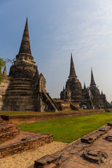 Fototapeta premium Ayutthaya, Wat Phra Sri Sanphet Tempelanlage