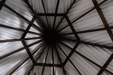 ceiling roof in pentagon shape