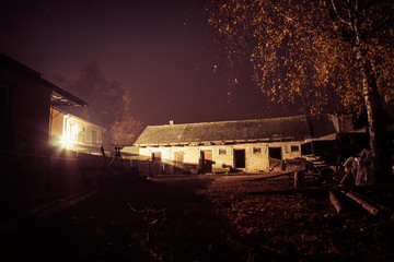 empty backyard