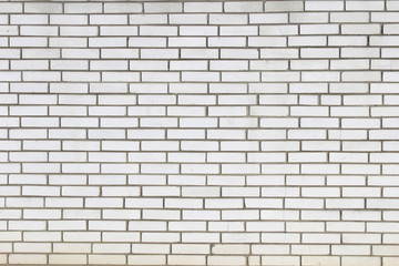 white brickwork wall new dirt background texture