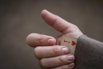 Ace up the sleeve.