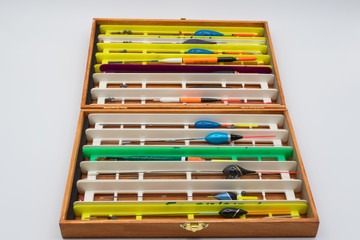 the wooden box for float rigs