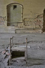 Muurstickers verloren plaats: Beelitz-Heilstätten, Berlijn © Anna Rupprecht