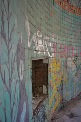 Gordijnen grafity: Beelitz-Heilstätten, Berlin © Anna Rupprecht