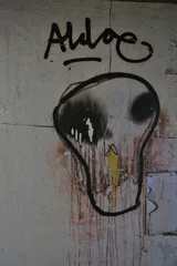 Deurstickers grafity: Beelitz-Heilstätten, Berlin © Anna Rupprecht