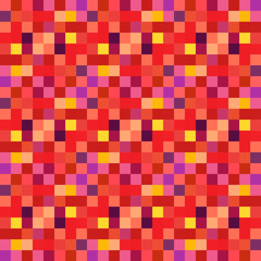 Seamless pattern background from a variety of multicolored squares.