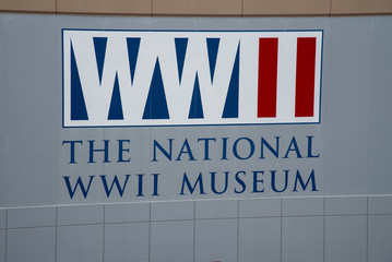 Facade of the  WWII museum in New Olreans (USA) - 251190194