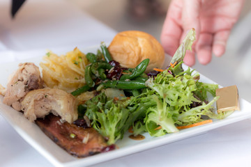 chicken with vegetables