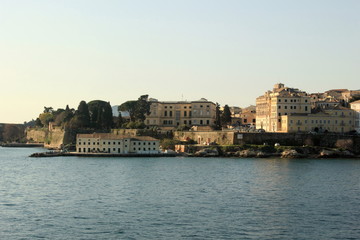 Fototapeta na wymiar Corfu Town