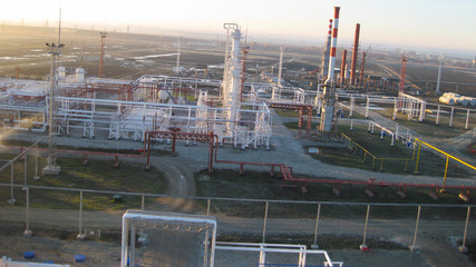 The oil refinery