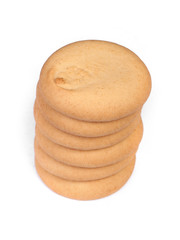 Fototapeta na wymiar Stack of tasty cookies