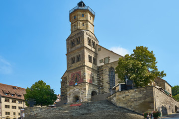 Fototapeta na wymiar Cathedral of Schwabisch Hall, Germany