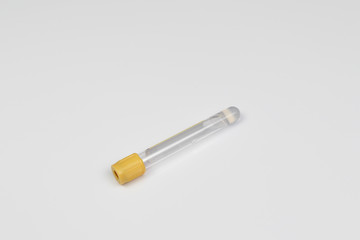 BD vacutainer isolated on white background
